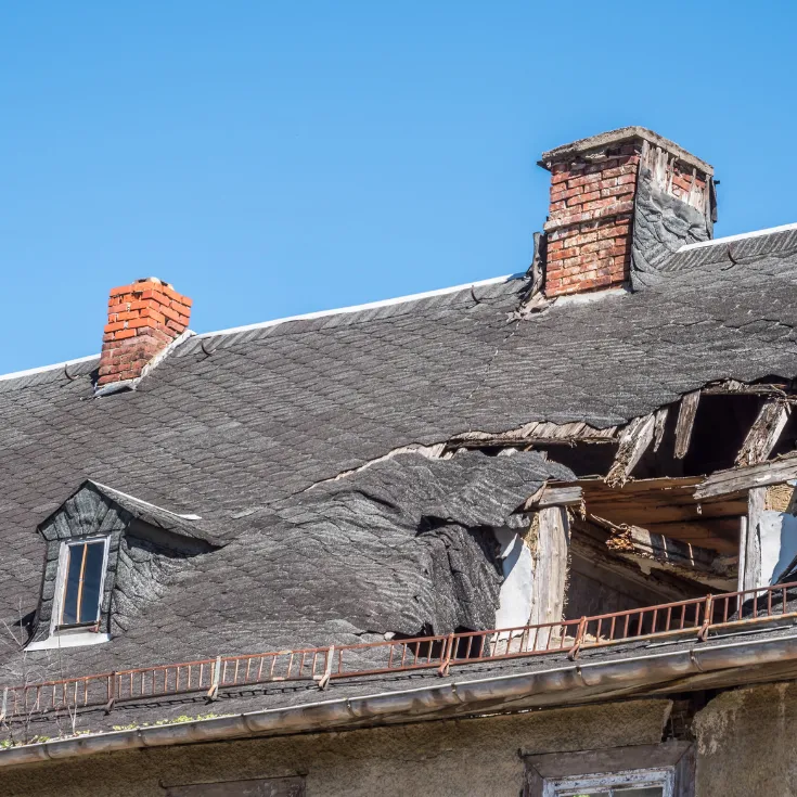 Hail damage before