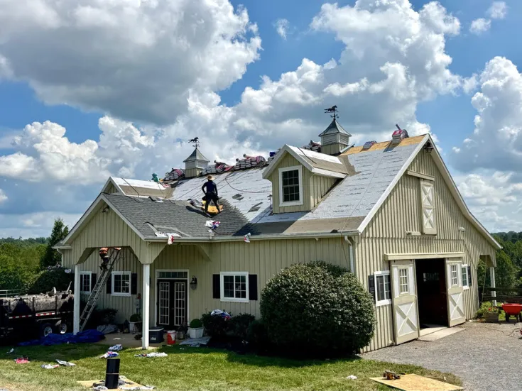 Ridge vent installation